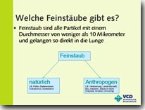 Vortrag Feinstaub von Gerd Weibelzahl