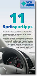 Titelbild "11 Spritspartipps"