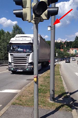 Schutzbehlter fr NO2-Messung im Straenraum