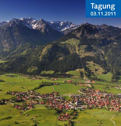 Titelbild der Tagungseinladung f�r Z�gig in das Allg�u