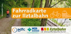 Fahrradkarte zur Ilztalbahn
