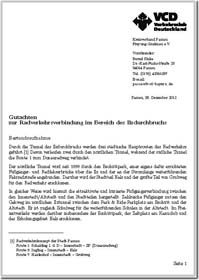 Titelseite des Gutachtens zum Ilzdurchbruch